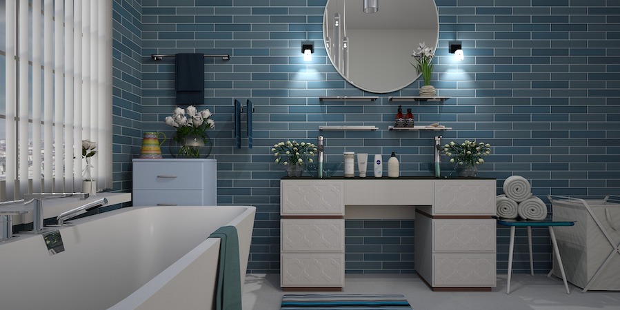 Come decorare il bagno - Idea Ceramica